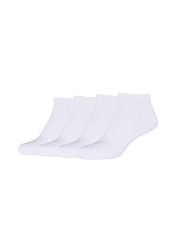 Camano Unisex Sneakersocken 4er Pack 36/40 white von Camano