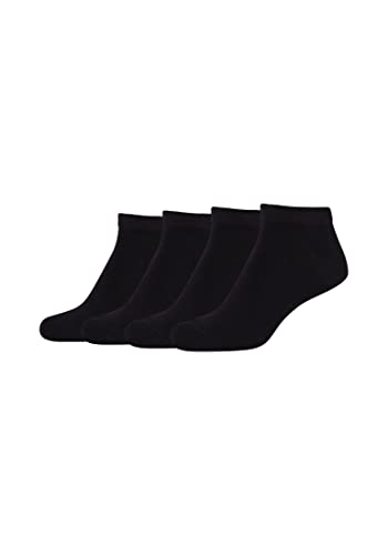 Camano Unisex Sneakersocken 4er Pack 41/46 black von Camano