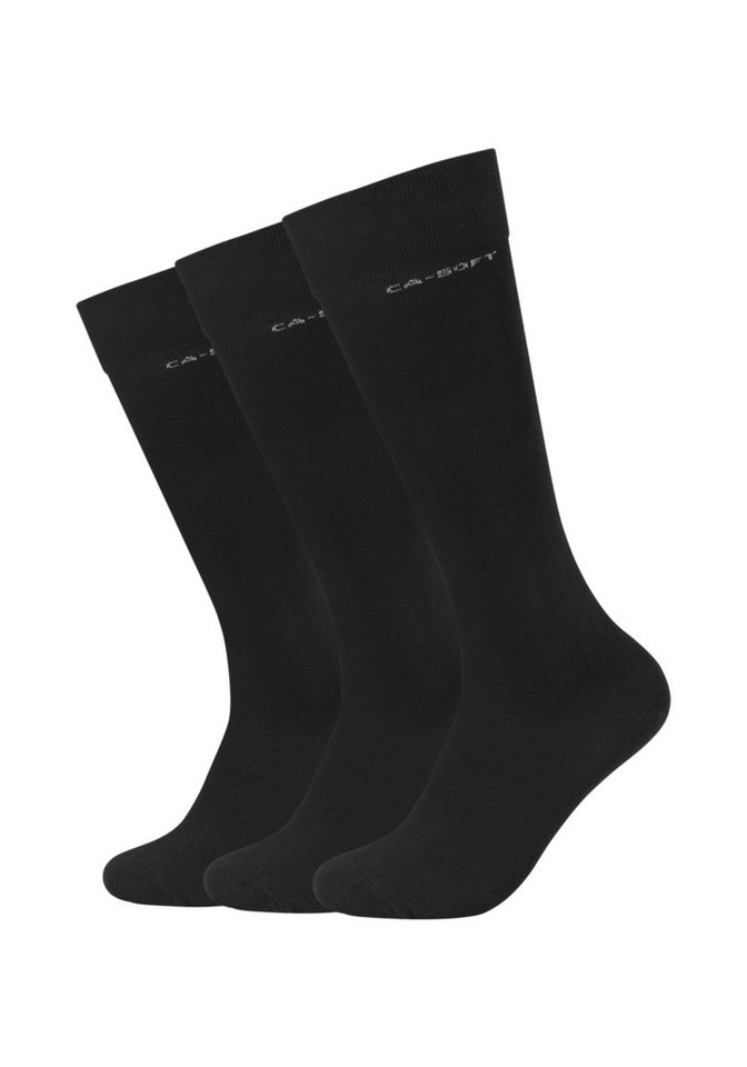 Camano Socken ca-soft (3-Paar) mit langer Form von Camano