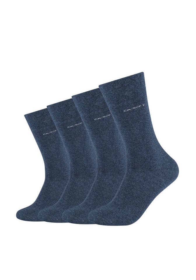 Camano Socken (Packung, 4-Paar) Mit verstärktem Fersen- und Zehenbereich von Camano