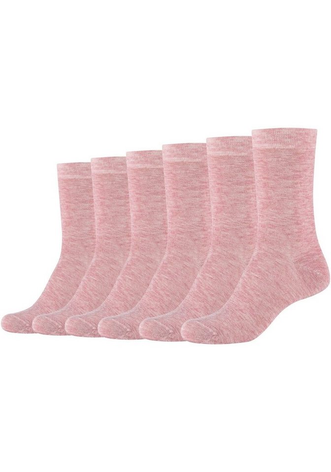 Camano Socken (Packung, 6-Paar) Mit hangekettelter Zehennaht von Camano