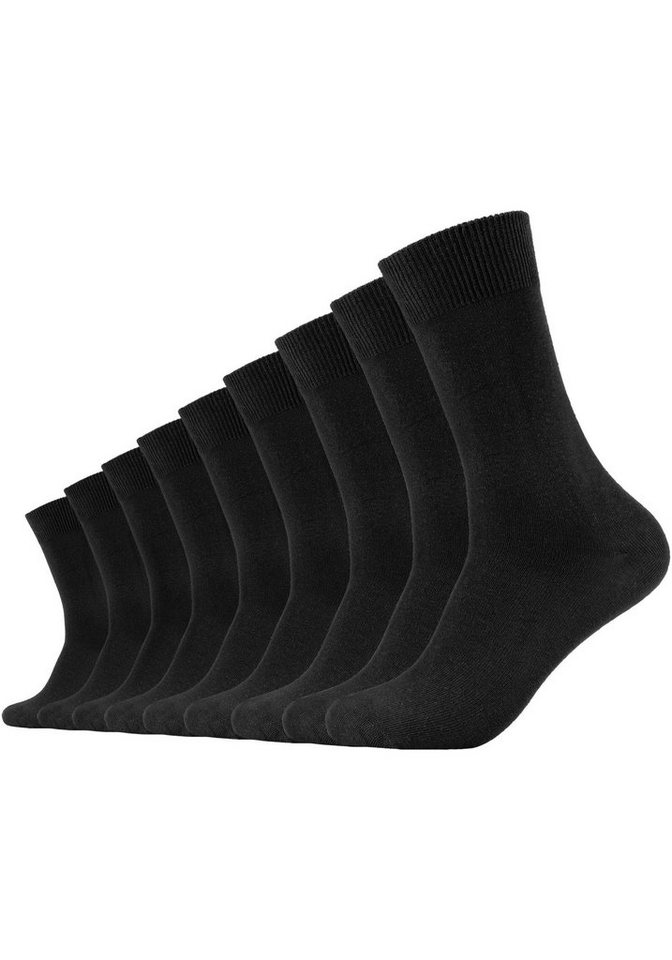 Camano Socken (Packung, 9-Paar) Langlebig: verstärkter Fersen- und Zehenbereich von Camano