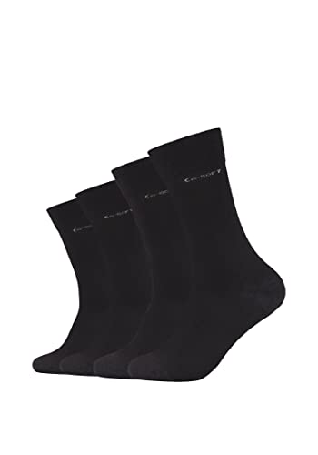 Camano Unisex Socken 4er Pack 35/38 black von Camano