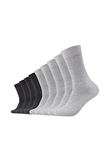 Camano Unisex Socken 9er Pack 35/38 light grey melange anthracite von Camano