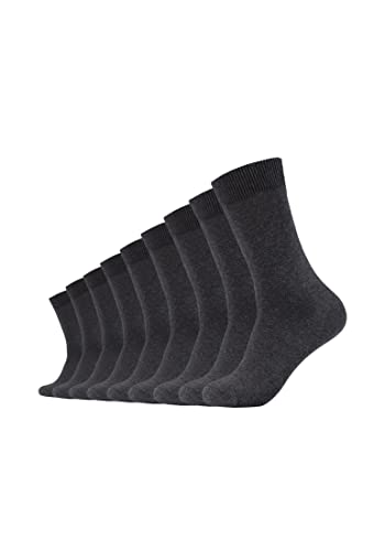 Camano Unisex Socken 9er Pack 39/42 anthracite melange von Camano