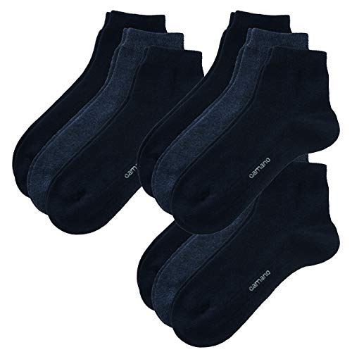 Camano Socken CA-SOFT Quarter 9er Pack, Größe:43-46, Farbe:Navy (0004) von Camano