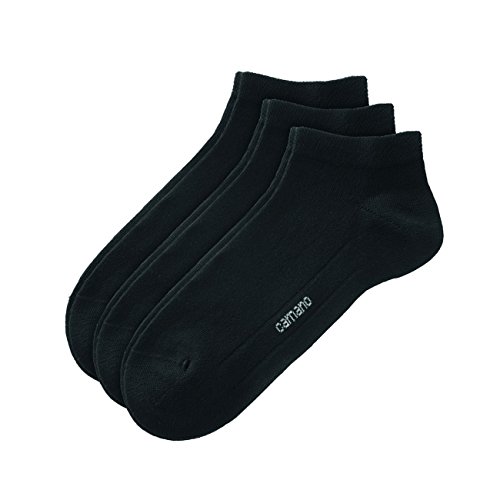 Camano Socken CA-SOFT Sneaker 18er Pack, Größe:43-46;Farbe:Black (05) von Camano