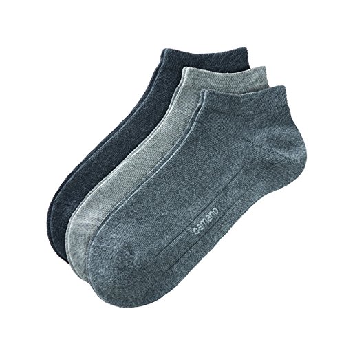 Camano Socken CA-SOFT Sneaker 18er Pack, Größe:43-46;Farbe:Dark Grey/Light Grey/Anthracite (49) von Camano