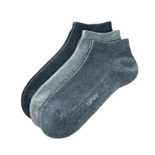 Camano Socken CA-SOFT Sneaker 18er Pack, Größe:47-49;Farbe:Dark Grey/Light Grey/Anthracite (49) von Camano