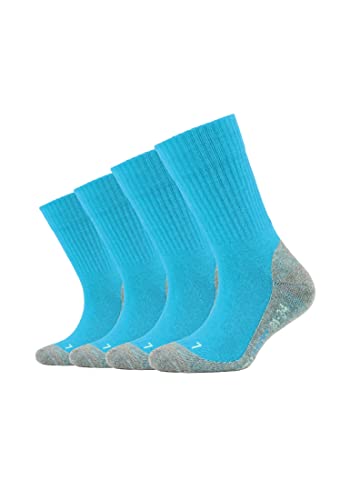 Camano Kinder Sportsocken pro tex 4er Pack 31/34 turquoise von Camano