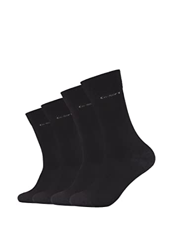 Camano Unisex Socken 4er Pack 43/46 black von Camano