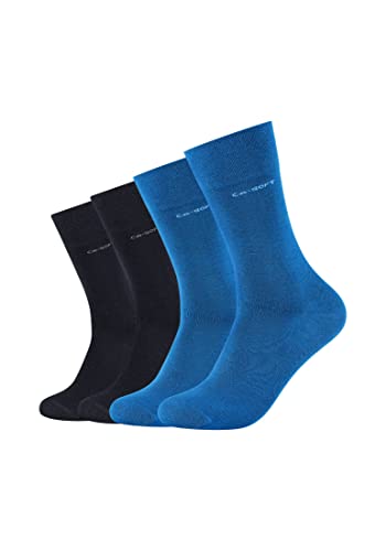 Camano Unisex Socken für Damen und Herren Businesssocken Komfortbund Bequem Langlebig Baumwolle Soft mit verstärktem Fersen- und Zehenbereich 4er Pack 43/46 daphne von Camano