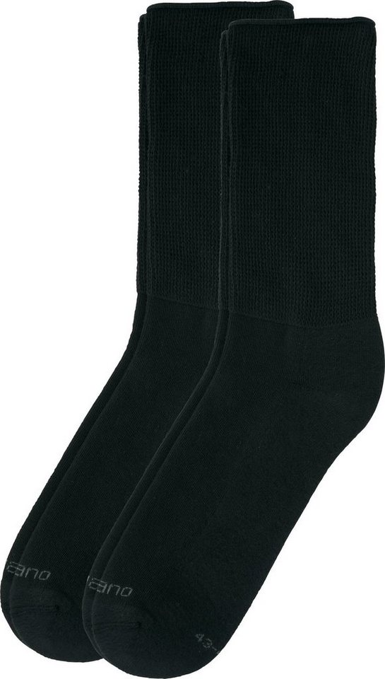 Camano Socken Unisex-Socken 2 Paar mit Softbund Uni von Camano