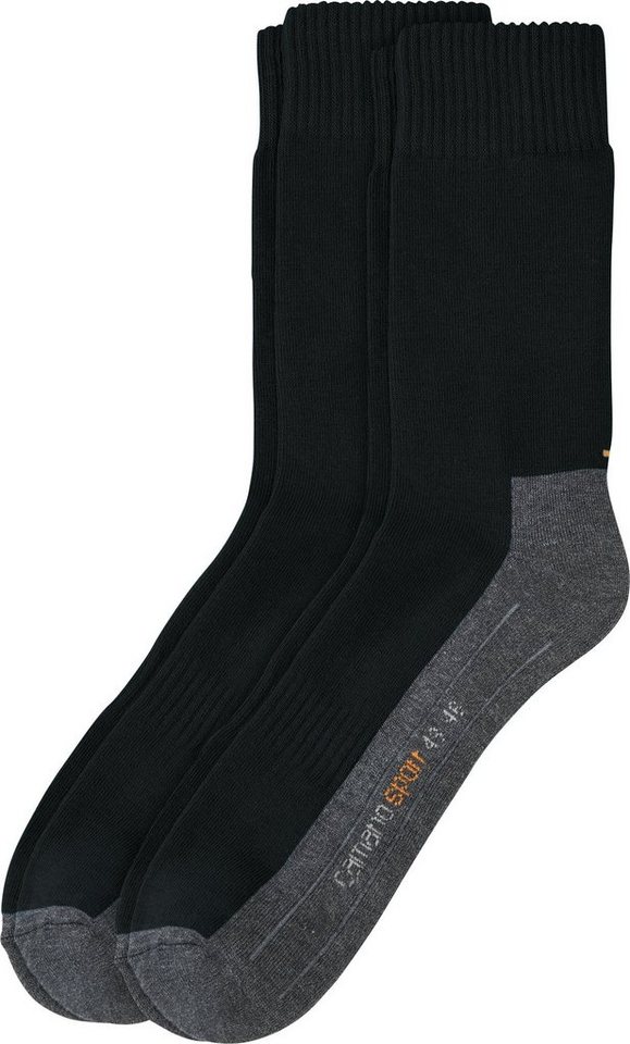 Camano Socken Unisex-Sportsocken 2 Paar Uni von Camano