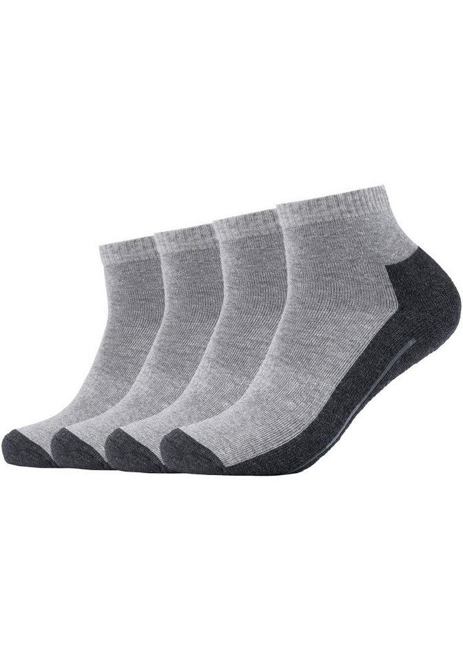 Camano Kurzsocken function (4 Paar) mit entlastender Halbplüschsohle von Camano