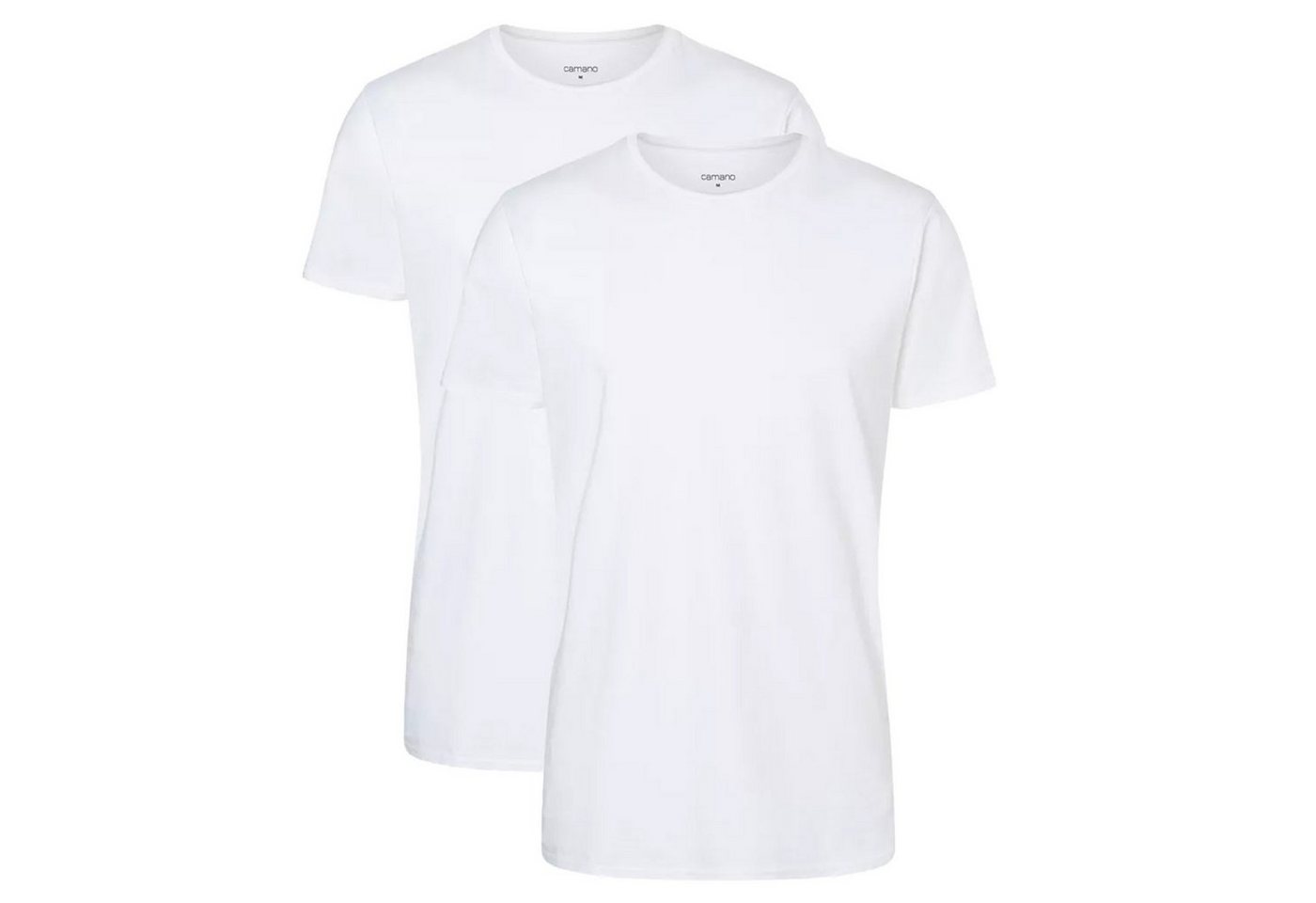 Camano T-Shirt Herren T-Shirt, 2er Pack - Comfort BCI Cotton von Camano