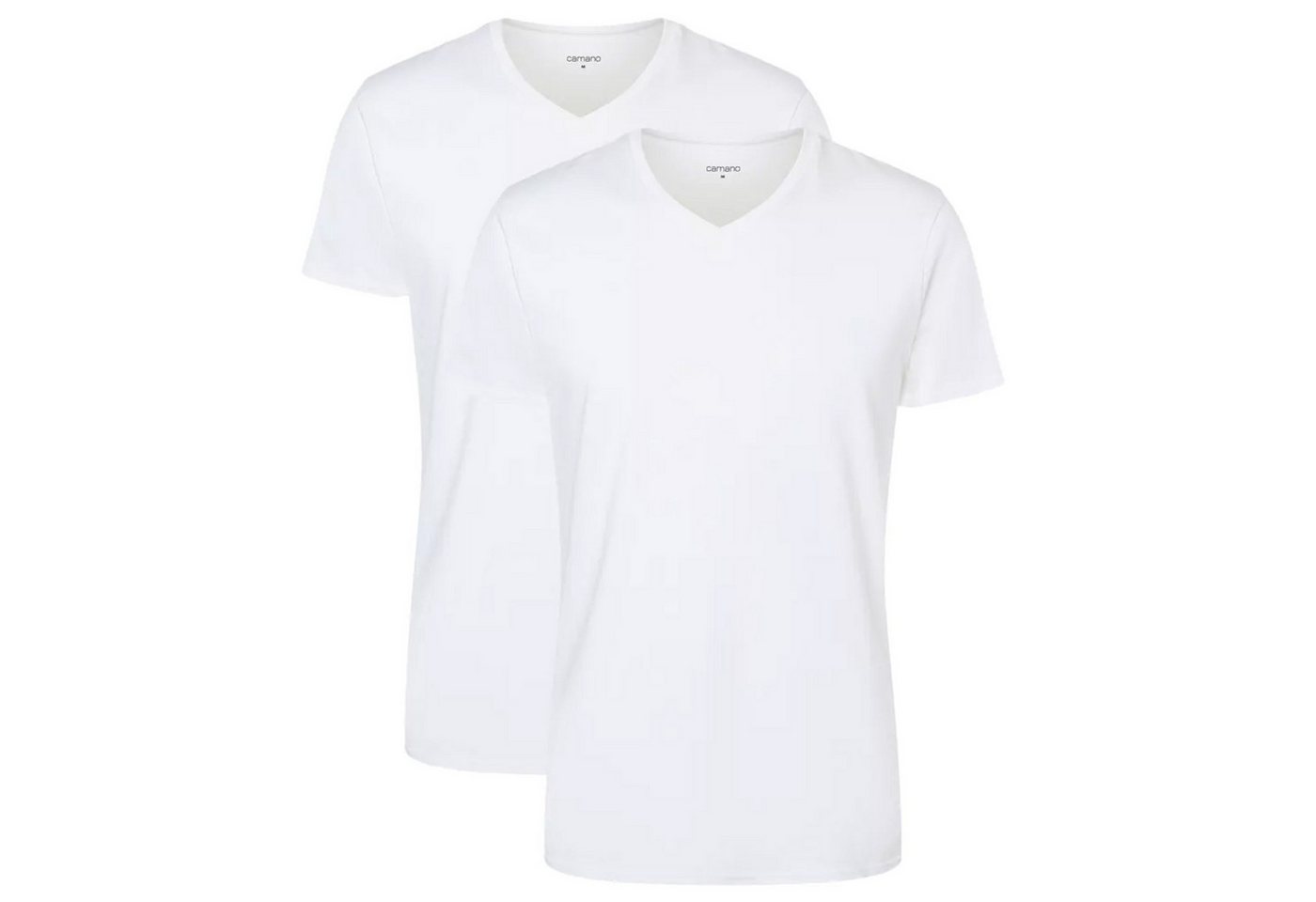 Camano T-Shirt Herren T-Shirt 2er Pack Baumwolle (Packung, 2er Pack) von Camano