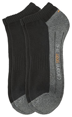 Camano Unisex Classic Sport Sneaker 6er Pack, Größe:43-46, Farbe:Black (0005) von Camano