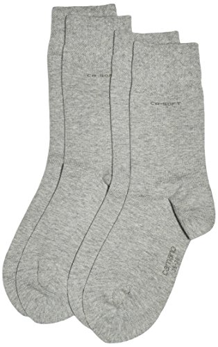 Camano Unisex-Erwachsene 3642 Socken, 100 DEN, Grau Grey 10, (Herstellergröße: 39/42) (2er Pack) von Camano