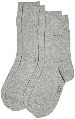 Camano Unisex-Erwachsene 3642 Socken, 100 DEN, Grau Grey 10, (Herstellergröße: 35/38) (2er Pack) von Camano