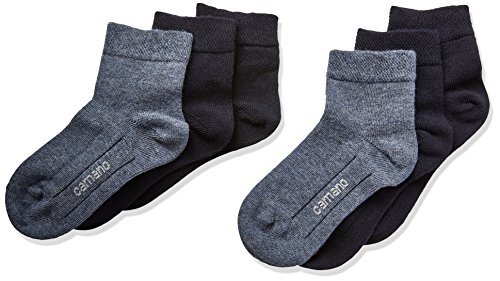 Camano Unisex-Erwachsene 3723 Socken, Blau (Navy 0004), 23-26 (3er Pack) von Camano