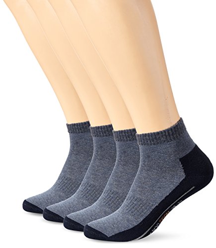 Camano Unisex-Erwachsene 9201 Füßlinge, Blau (Navy 0004), 39/42 (4er Pack) von Camano