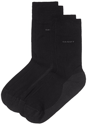 Camano Unisex - Erwachsene Socke 2-er Pack, 3652, Gr. 39-42, Blau (04 navy) von Camano