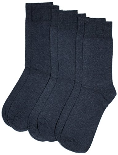 Camano Unisex - Erwachsene Socken 3403 CA-SOFT 3er Pack, Gr. 39/42 (Herstellergröße: 39/42), Blau (jeans 6) von Camano