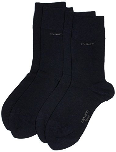 Camano Unisex 3642 Socken, 100 DEN, Blau, (Herstellergröße: 39/42) (2er Pack) von Camano