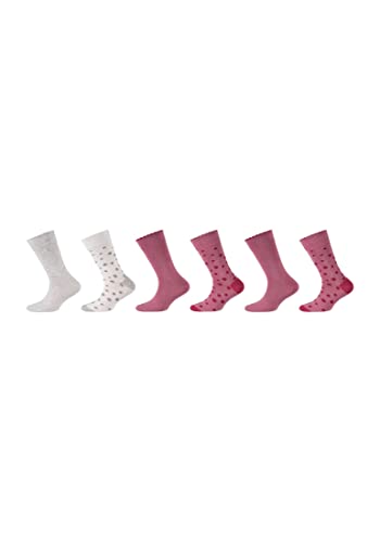 Camano Unisex Kinder Online Children ca-Soft Organic Cotton 6er Pack Socken, Rose Wine, 23/26 von Camano