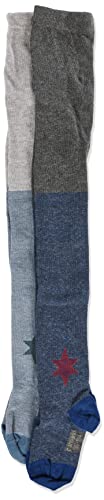 Camano Unisex Kinder Online Children ca-Soft Organic Cotton Tights 2er Pack Socken, Captain's Blue, 110/116 von Camano