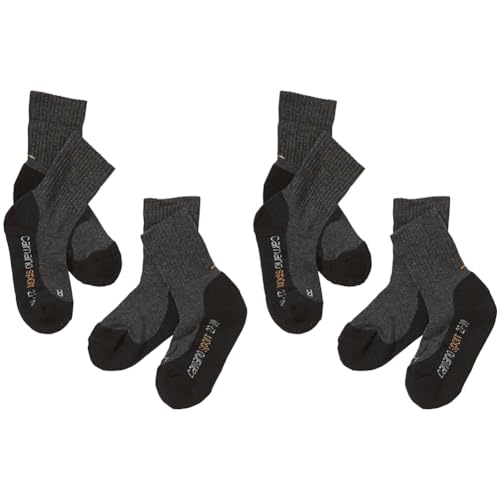 Camano Jungen 000003721 0005 Socken Schwarz [Black plus Anthracite 05 ] 27-30 PACKUNG MIT 2 von Camano