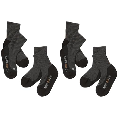 Camano Jungen 3721-05 Socken, Schwarz (Black + Anthracite 05 ), 31-34 EU von Camano