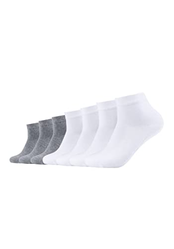 Camano Unisex Kurzsocken 7er Pack 35/38 white von Camano