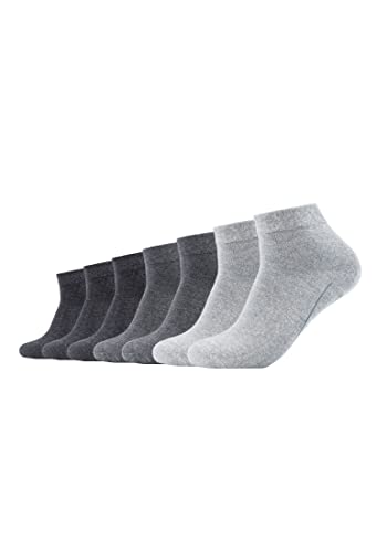 Camano Unisex Kurzsocken 7er Pack 43/46 grey von Camano