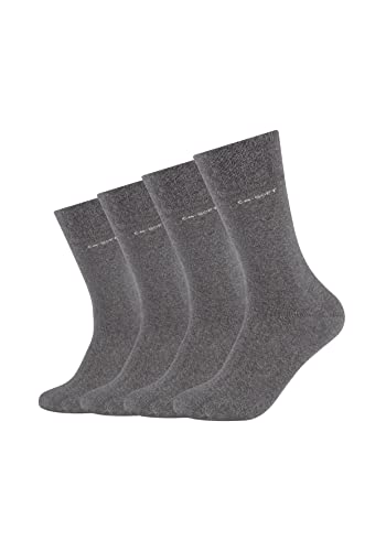 Camano Unisex Online ca-Soft Bamboo 4er Pack Socken, Dark Grey Melange, 36/40 von Camano