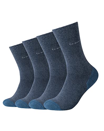 Camano Unisex Online ca-Soft Walk 4er Pack Socken, Jeans Melange, 43/46 von Camano