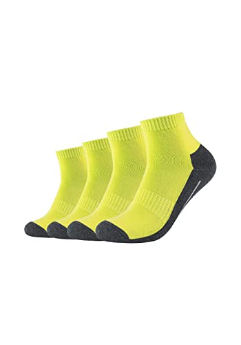 Camano Unisex Online pro tex Function Quarter 4er Pack Socken, Lime, 39/42 von Camano