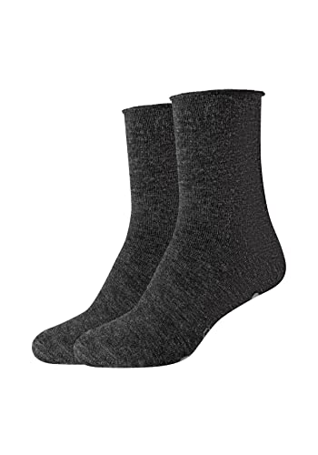 Camano Unisex Online warm-up ABS 2er Pack Socken, Anthracite Melange, 39/42 von Camano