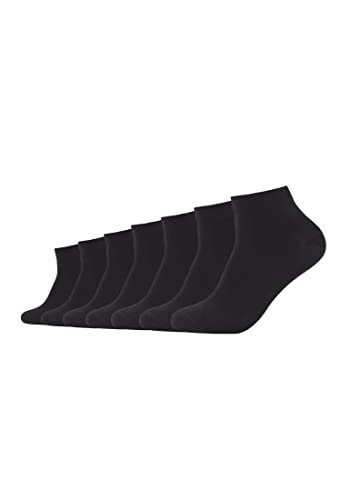 Camano Unisex Kurzsocken 7er Pack 35/38 black von Camano