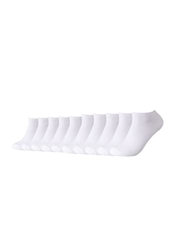 Camano Unisex Sneakersocken 10er Pack 35/38 white von Camano