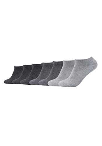 Camano Unisex Sneakersocken 7er Pack 39/42 grey von Camano