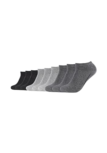 Camano Unisex Sneakersocken 9er Pack 39/42 dark grey mix von Camano