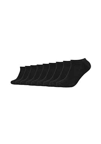 Camano Unisex Sneakersocken 9er Pack 43/46 black von Camano
