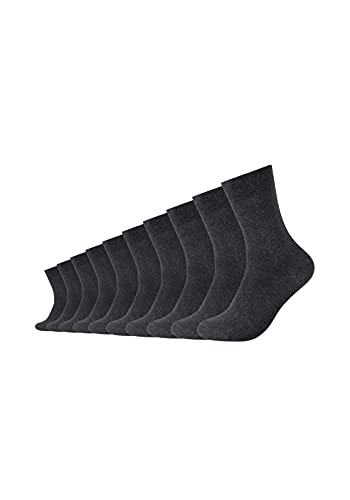 Camano Unisex Socken 10er Pack 39/42 anthracite melange von Camano