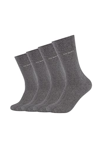 Camano Unisex Socken 4er Pack 41/46 dark grey melange von Camano