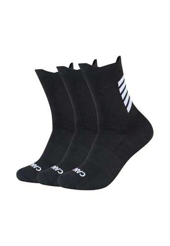 Camano Unisex Sportsocken Performance Laufsocke Anti Blasen Laufen Tennis Funktion performance training light 3er Pack von Camano