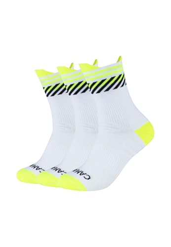 Camano Unisex Sportsocken Performance Laufsocke Anti Blasen Laufen Tennis Funktion performance training light 3er Pack von Camano