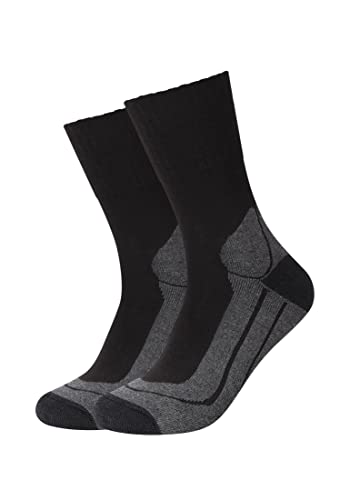 Camano Unisex Wandersocken outdoor 2er Pack 43/46 black von Camano