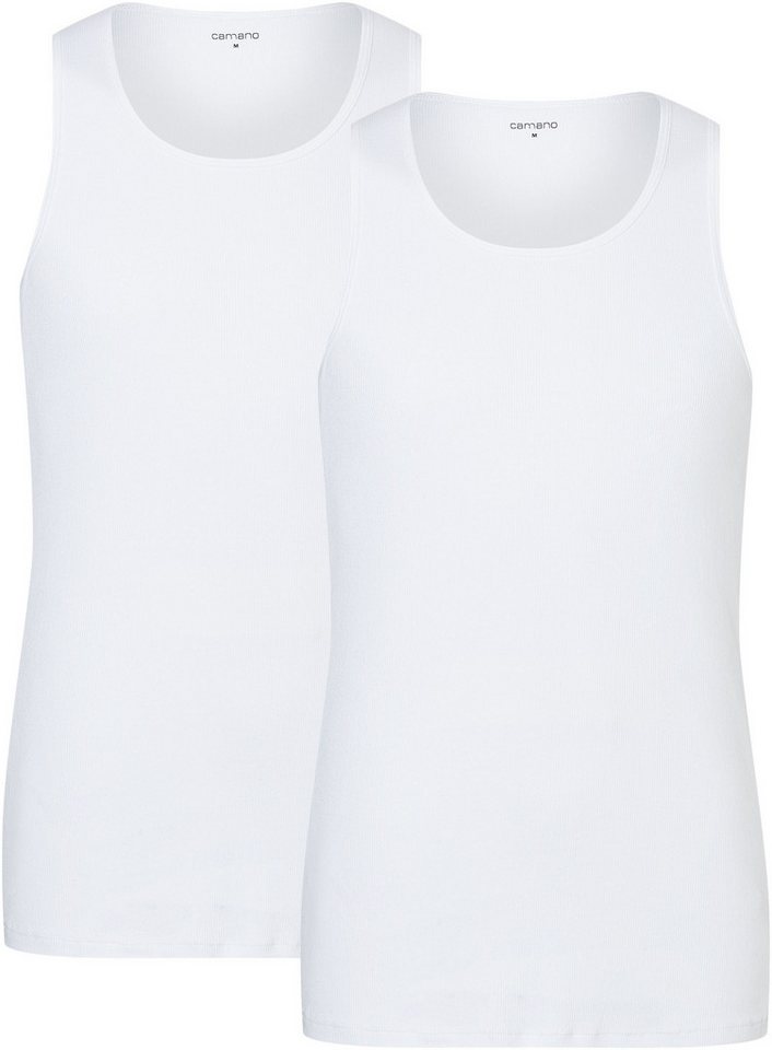 Camano Unterhemd comfort (2er Pack) mit tiefem Rundhals von Camano